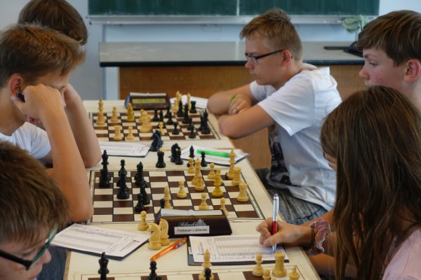 Kai Ballmeyer, Lennox Koch und Inga Schmidt gegen Hücker-Aschen in der U16 auf Gut Bustedt